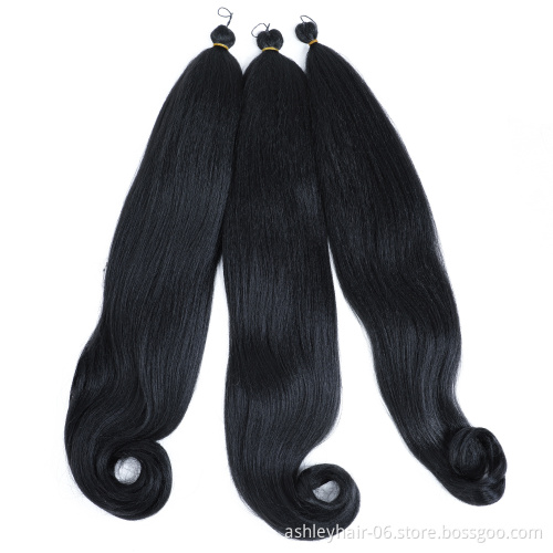 24 inch premium fiber yaki pony braiding hair pp fiber yaki hair extension yaki pony